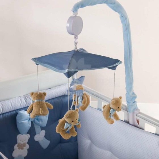 Picci Сoco Blue Art.101156  Музыкальная карусель с мягкими игрушками