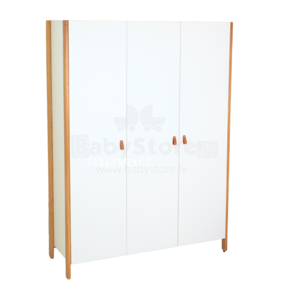 La Bebe™ Scandi Art.101216 White Koka skapis