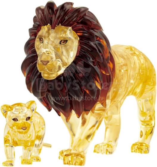 Crystal Puzzle Lion 3D Art.101292 3D Three-dimensional puzzle