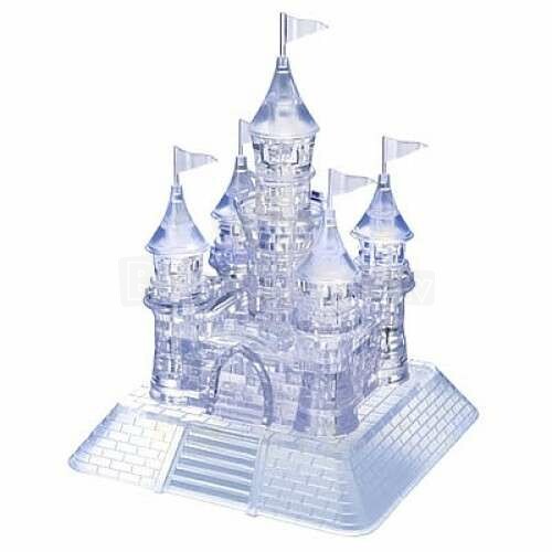 Crystal Puzzle Art.9020A Castle 3D Puzles ar gaismu