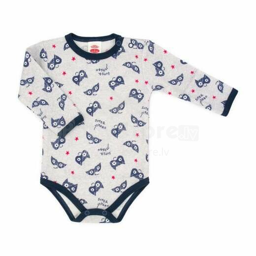 „Makoma“ prekės ženklas 103737 „Body Baby Super Hero“ kūdikių bodžiai ilgomis rankovėmis (56-86 cm)
