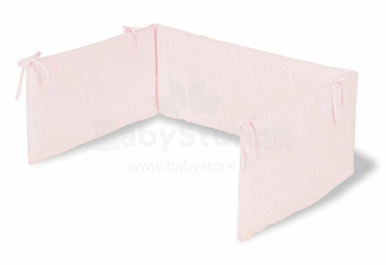 Pinolino Jersey Pink Art.650002-7  Бортик-охранка для детской кроватки, 165x28см