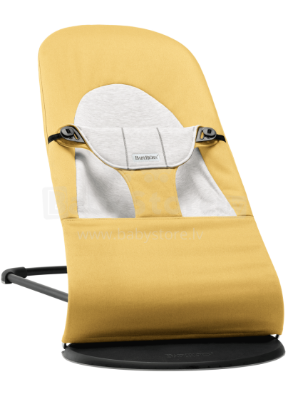„Babybjorn Bouncer Balance Soft Art.005061“ geltona / pilka supamoji kėdė