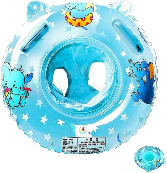 Baby Swimming Ring Art.102821 Peldriņķis mazuļiem  6 -36 mēnešiem (slodzei no 3-18kg).
