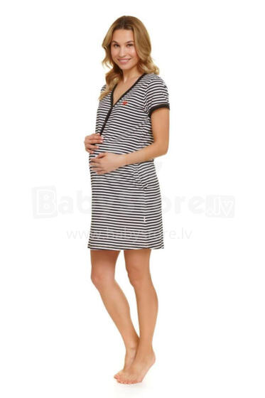 Doctornap Night Dress Art.5232  Ночная рубашка с длинным рукавом для беременных / кормления