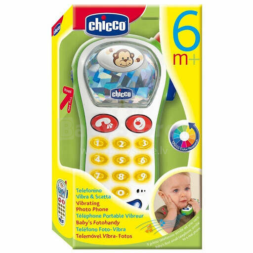 „Chicco“ vibruojantis telefonas „Art.60067“. Mokomasis žaislas