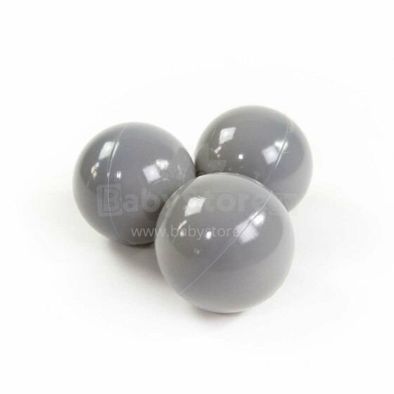 Meow Extra Balls  Art.104234 Grey  Мячики для сухого бассейна  Ø 7 cm, 50 шт.