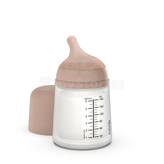 Suavinex Zero Anti Colic Art.104288 Medium Barošanas pudelīte 0+mēn, 180ml