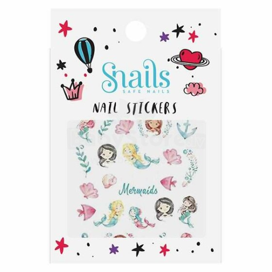 Snails Nail Art Mermaids  Art.8077  Наклейки для ногтей