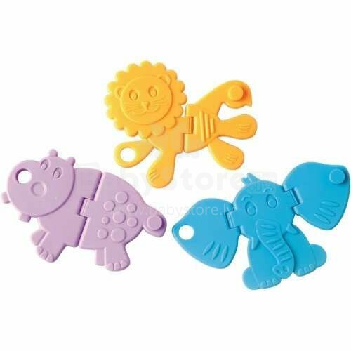 Fat Brain Toys Animals Crackers Art.FA145-1 Attīstošā rotaļlieta 6m+ 3gab.