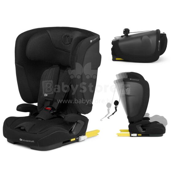 KinderKraft Fix2Go  i-Size Car Seat 76-150 cm Art.104696 Black детское автокресло 9-36 кг