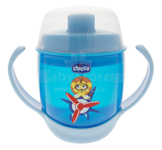 Chicco Soft Cup Art.06824.12  Blue Поильник для прогулок  180 мл, 12м+