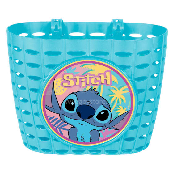 Disney Stitch Art.59298   Детская корзинка для велосипеда c креплениями