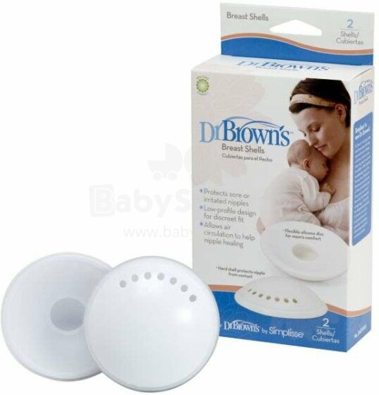 Dr.Browns Breast Shell Art.S4004H Накладки защитные вентилируемые, 2 шт.