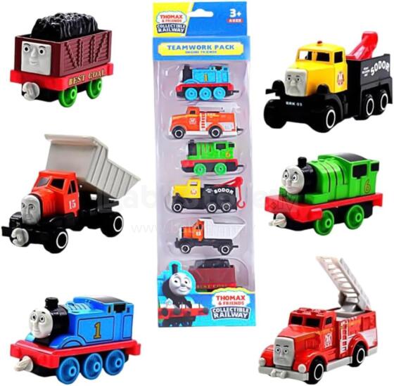 Thomaas Car Toy Car Set  Art.HYMBCFW Komplekts ar mašīna no sērijas Thomas,6 gab