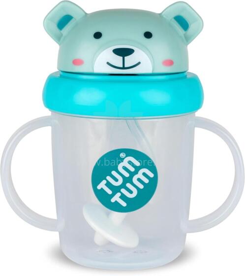 Tum Tum Baby Cup Art.TT5001 Pudelīte ar  salmiņu  no 6 +mēn, 200 ml