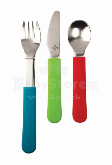 „Tum Tum“ stalo įrankiai Art.TT1002 Stalo įrankių rinkinys - šaukštas, šakutė ir peilis