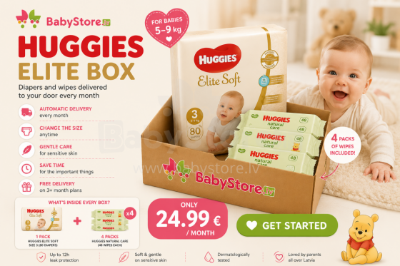 Huggies Elite Box – comfort and care for your baby every month