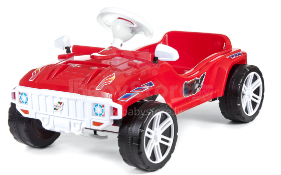 Orion Toys Car Art.792 Raudonas vaikų automobilis su pedalais