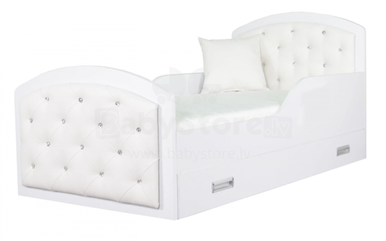 AMI Queen Vienna 1 Art.108435 Bērnu stilīga gulta ar  matraci 160x80cm