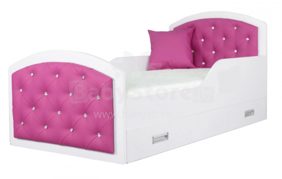 AMI Queen Vienna 4 Art.108447 Bērnu stilīga gulta ar  matraci 200x90cm