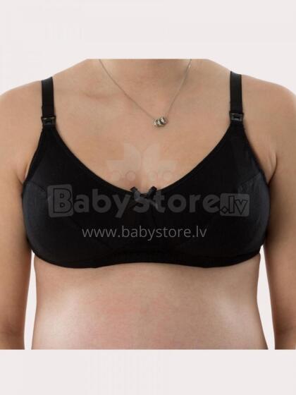 Sweet Mama Art.93110 Black grūtnieču/barošanas krūšturis ar atpogājamu bļodiņu