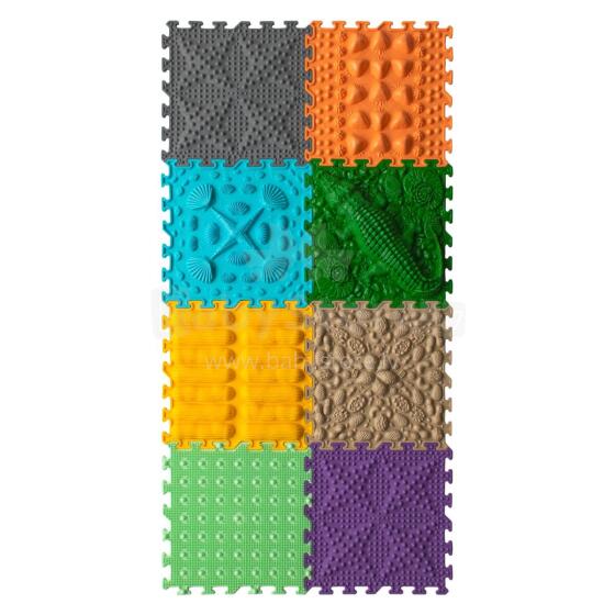 Orto Nature Orthopedic Mat Sets Crocodile Here Art.OTN-S-CRH Bērnu paklājs no 8 daļām