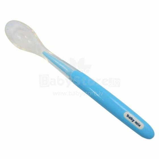 „Babymix Art.BD15007 Blue Spoon“ silikonas, mažas