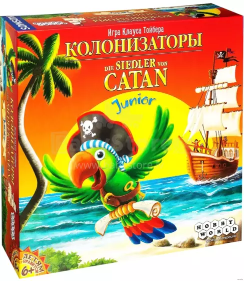 Kids Book Art.111671 Настольная игра - Колонизаторы Catan. Junior