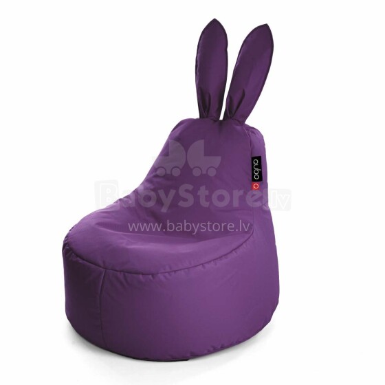 Qubo Baby Rabbit Plum Pop Art.112460 Sēžammaiss, Puffs, Mīkstais bean bags