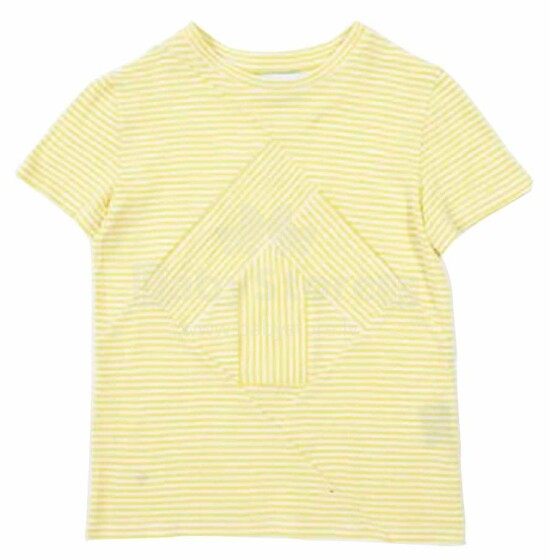 „Reet Aus“ marškinėliai vaikams „Art.113285“ geltoni balti vaikiški marškinėliai vaikams
