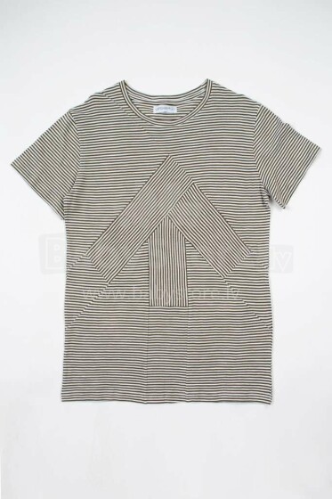 Reet Aus Up-shirt Men  Art.113312 Olive/white Stripes vasaras t-krekls