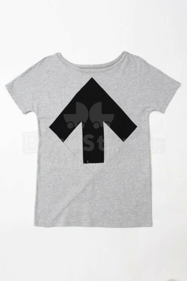 Reet Aus Up-shirt Women Art.113320 Grey/Black  Naiste T-särk