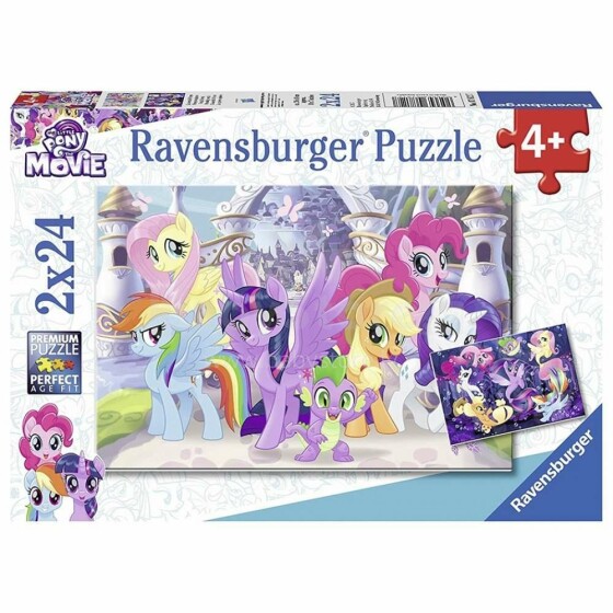 Ravensburger Puzzle Little Pony Art.R07812 dėlionės 2x24vnt.