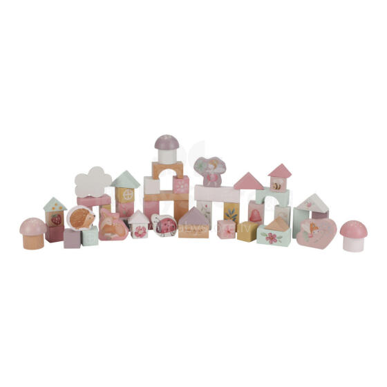 Little Dutch Buildings Blocks Art.7345 Fairy Garden  Puidust mänguklotsid