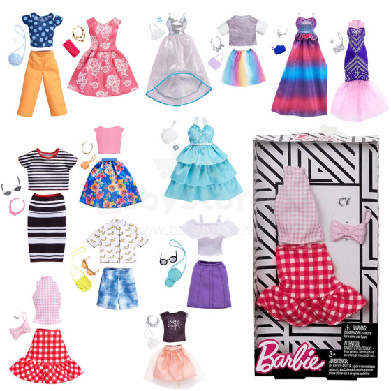 Mattel Barbie Fashions Art.FYW85 Komplekt riideid,1 tk