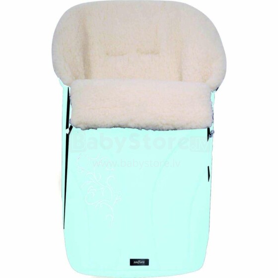 Womar S25 Exclusive   Art.3-Z-SW-S25E-012 Light Blue  Спальный мешок на натуральной овчинке для коляски