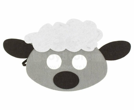 „BebeBee Sheep Art.500420“ pilka karnavalo kaukė