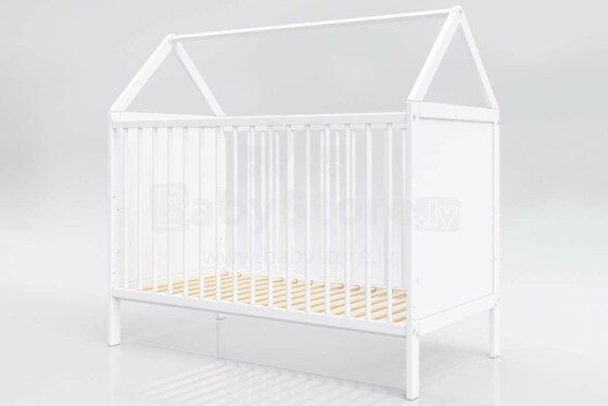 Kūdikių lovelių klubas DK 1117605 Medinė vaikiška lova 140x70cm