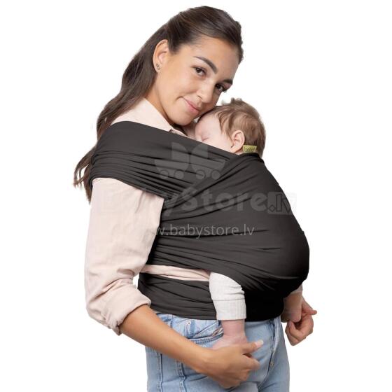 Boba Wrap Sling Organic Art.118132 Dark Grey   Многофункциональный слинг - платок