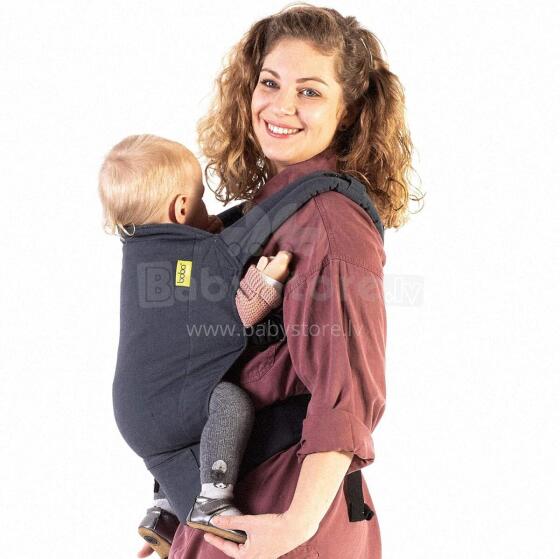Boba Classic Baby Carrier Art.118250 Organic Midnight Кенгуру - Рюкзачок повышенной комфортности