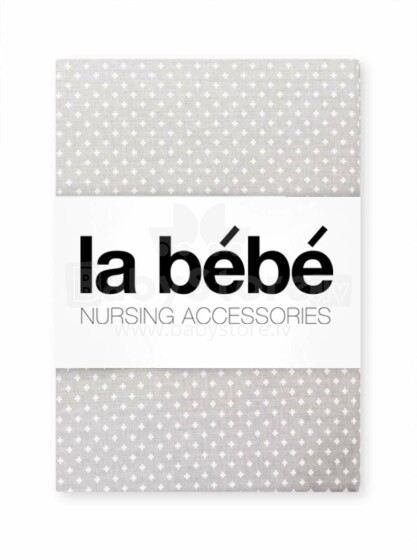 La Bebe™ Natural Cotton Baby Cot Bed Set Pearl Art.118287