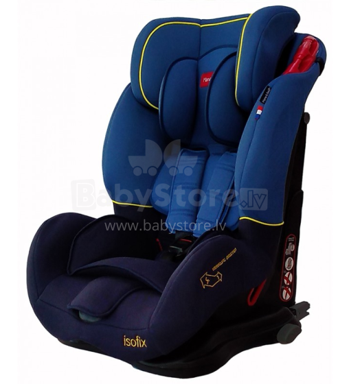 Aga Design Mama&Bebe Isofix Art.BH12312i Blue Bērnu autokrēsliņš (9-36kg)