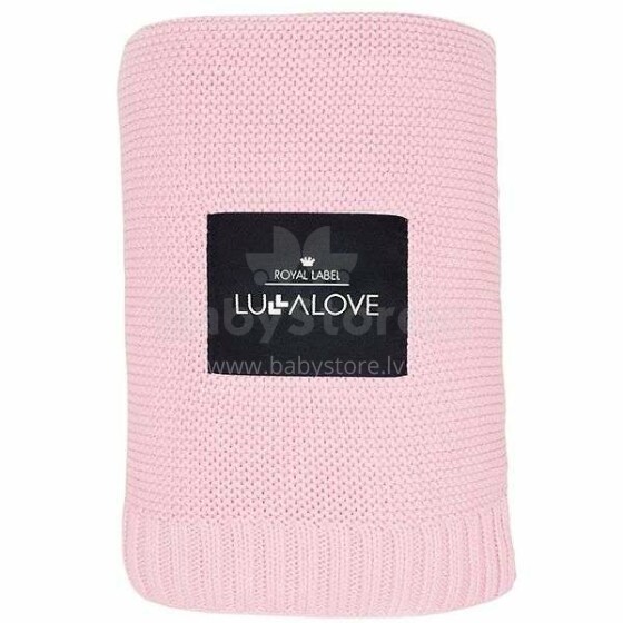 Lullalove Bamboo Blanket Art.118774 Candy Pink    Детское хлопковое одеяло/плед 100x120cм