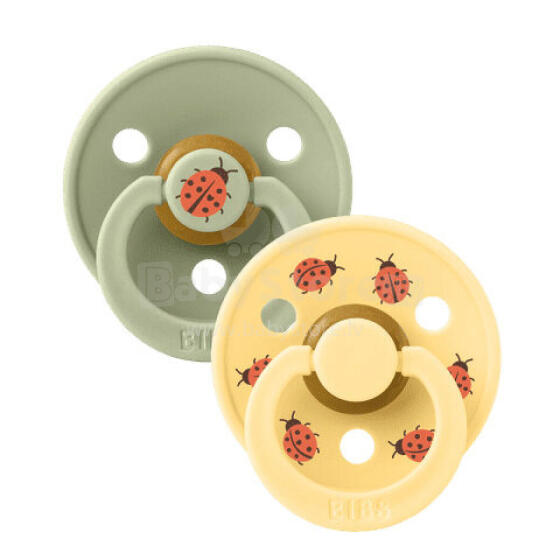 Bibs Studio Colour Ladybu9 Sage Art.13025102 Soothers 18 m.