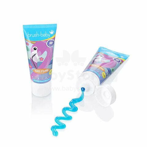Brush Baby Toothpaste Tutti Frutti Art.BRB026  Детская зубная паста  от 3-6 лет  ,50мл