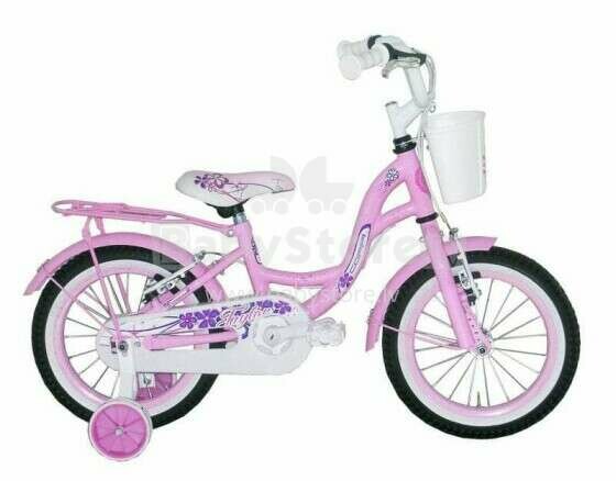 Coppi Taylor Art.CM2D12000  Collas 12 Pink Детский двухколесный велосипед с дополнительными колёсиками