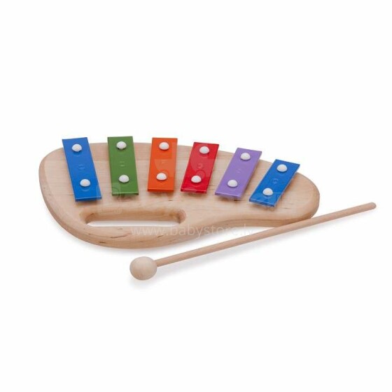 Naujas klasikinių žaislų metalofonas Art.10211 Muzikinis lavinamasis žaislinis ksilofonas