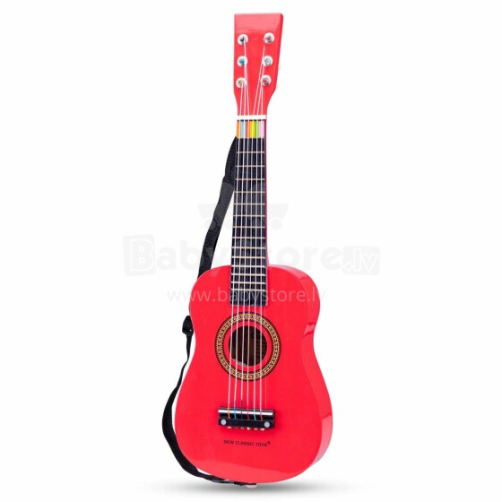 New Classic Toys Guitar Art.10341 Red Mūzikas instruments  Ģitāra