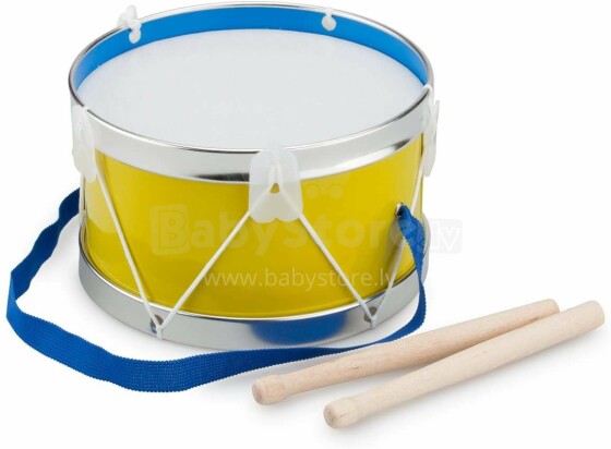 New Classic Toys Drum Art.10368 Yellow Mūzikas instruments  Bungas